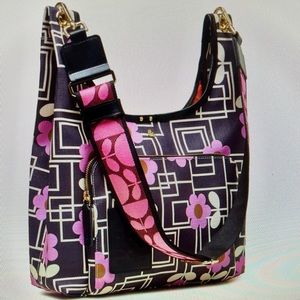 Orla Kiely - mid cross body in maze flower